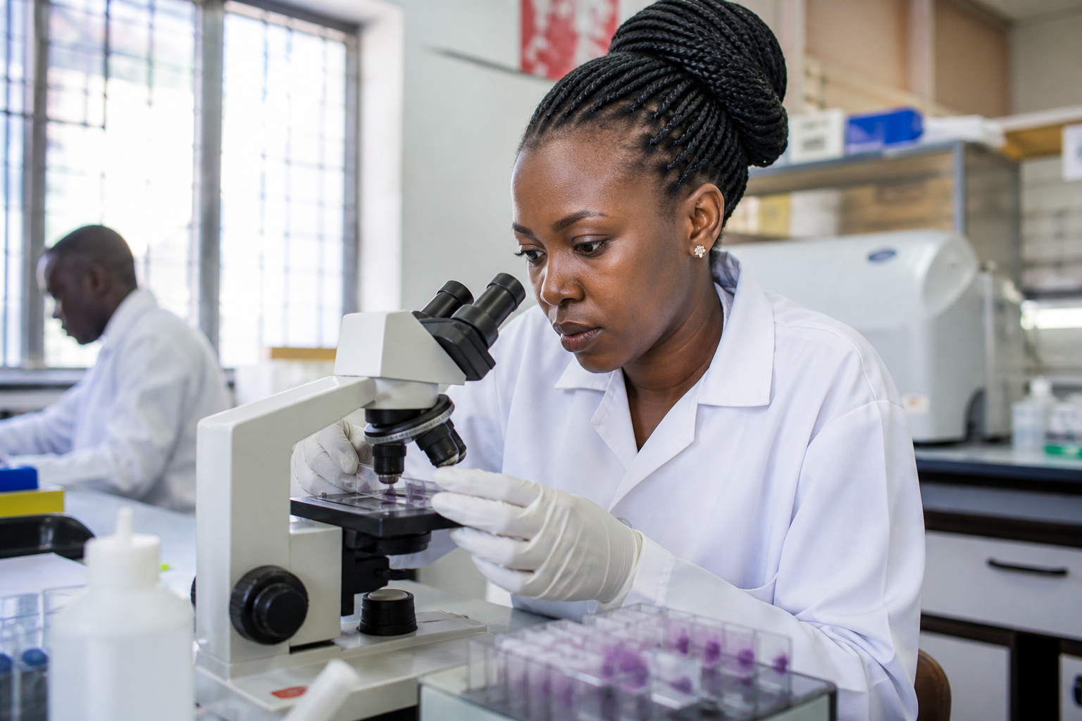 Malaria researcher Dr. Faith Osier