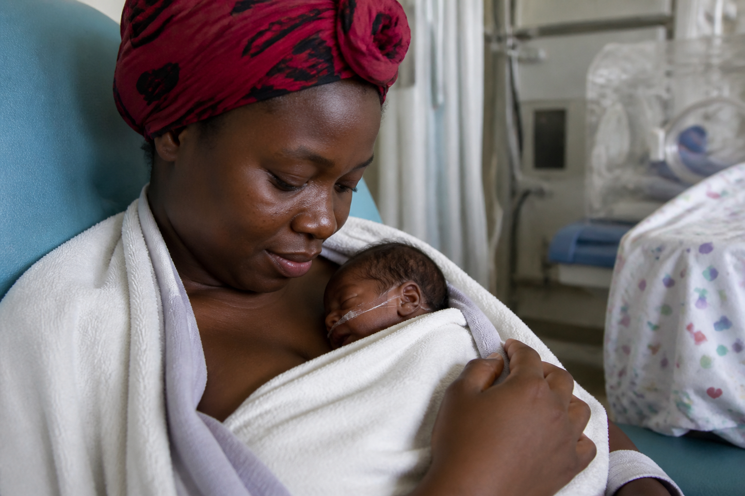 Mother's touch and kangaroo care