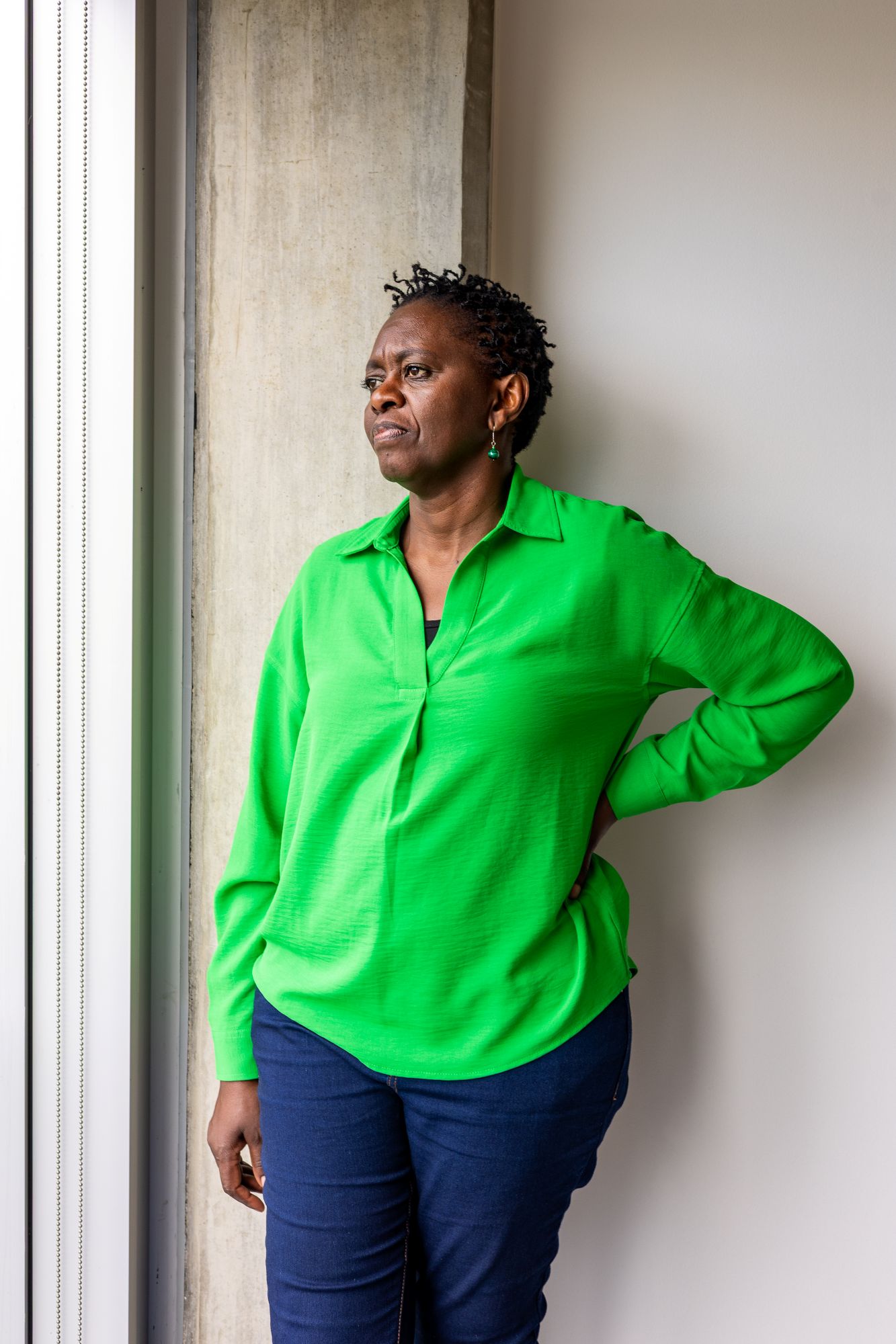 Portrait of Dr. Faith Osier at Imperial College London.
