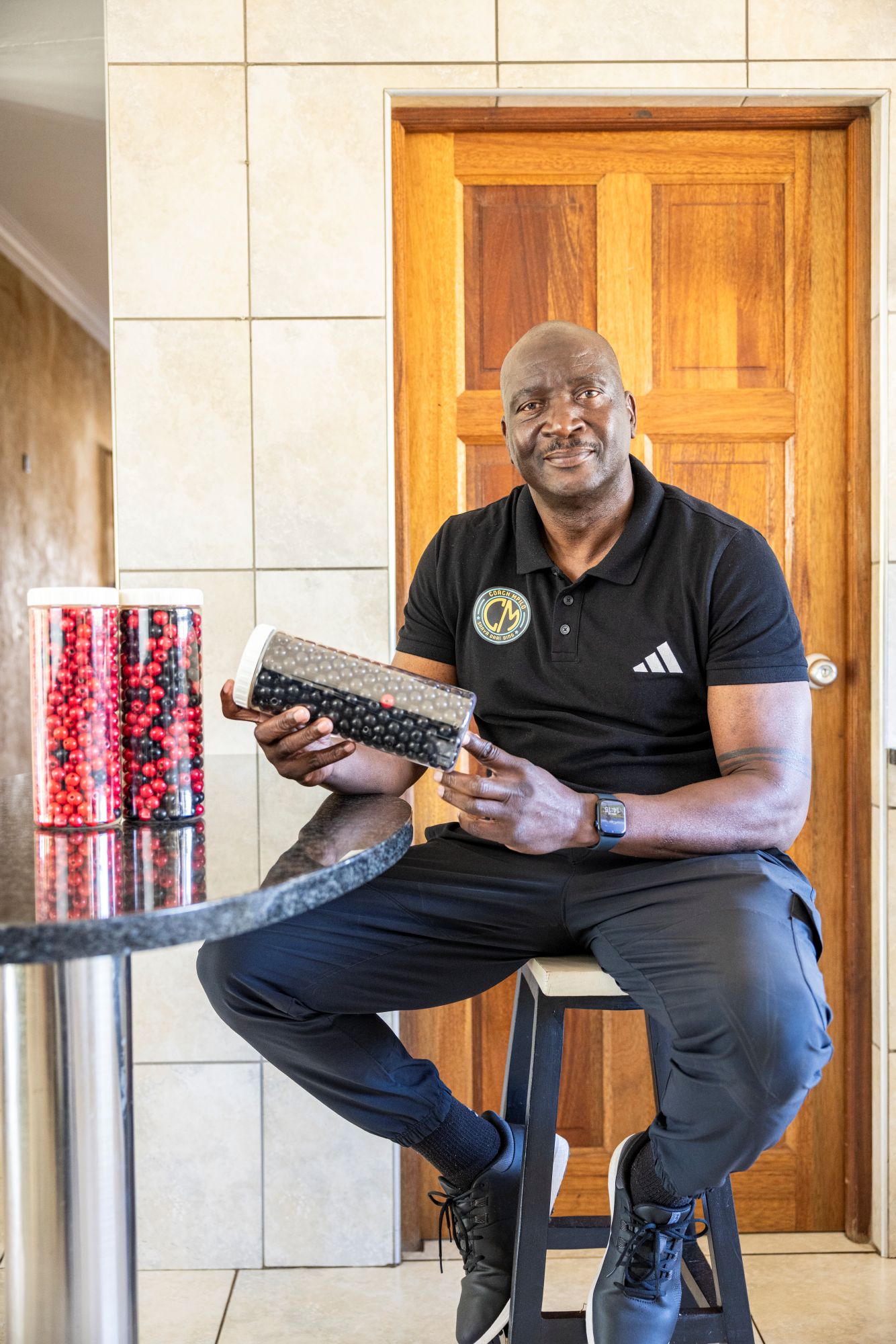 Silver Shabalala at his home in Henley on Klip, South Africa.