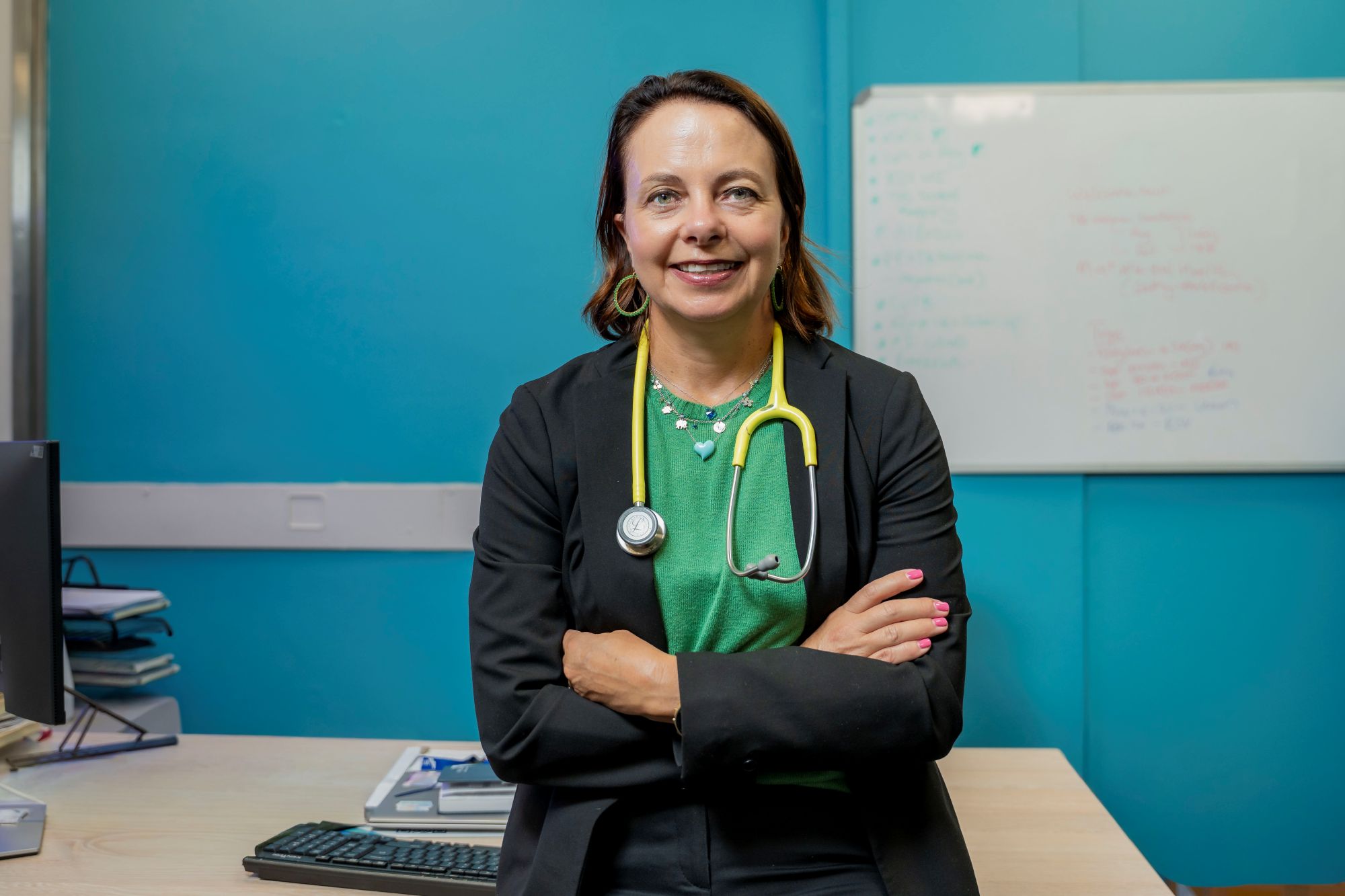 Prof. Lee Fairlie, the national principal investigator for the M72 Phase 3 trial in Johannesburg South Africa.