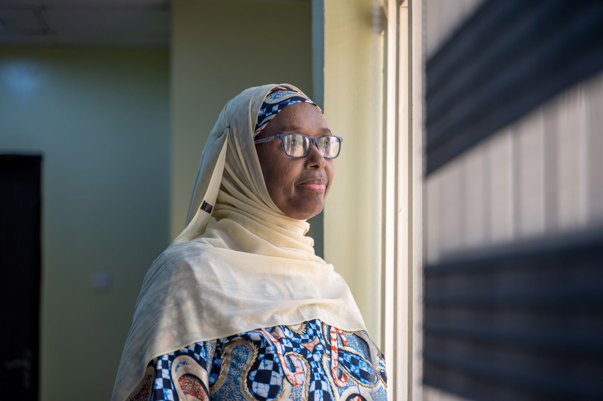 Portrait of Prof. Dr. Hadiza Shehu Galadanci in her office at the African Center of Excellence for Population Health and Policy (ACEPHAP), Aminu Kano Teaching Hospital, in Kano, Kano State, Nigeria on January 19, 2026.