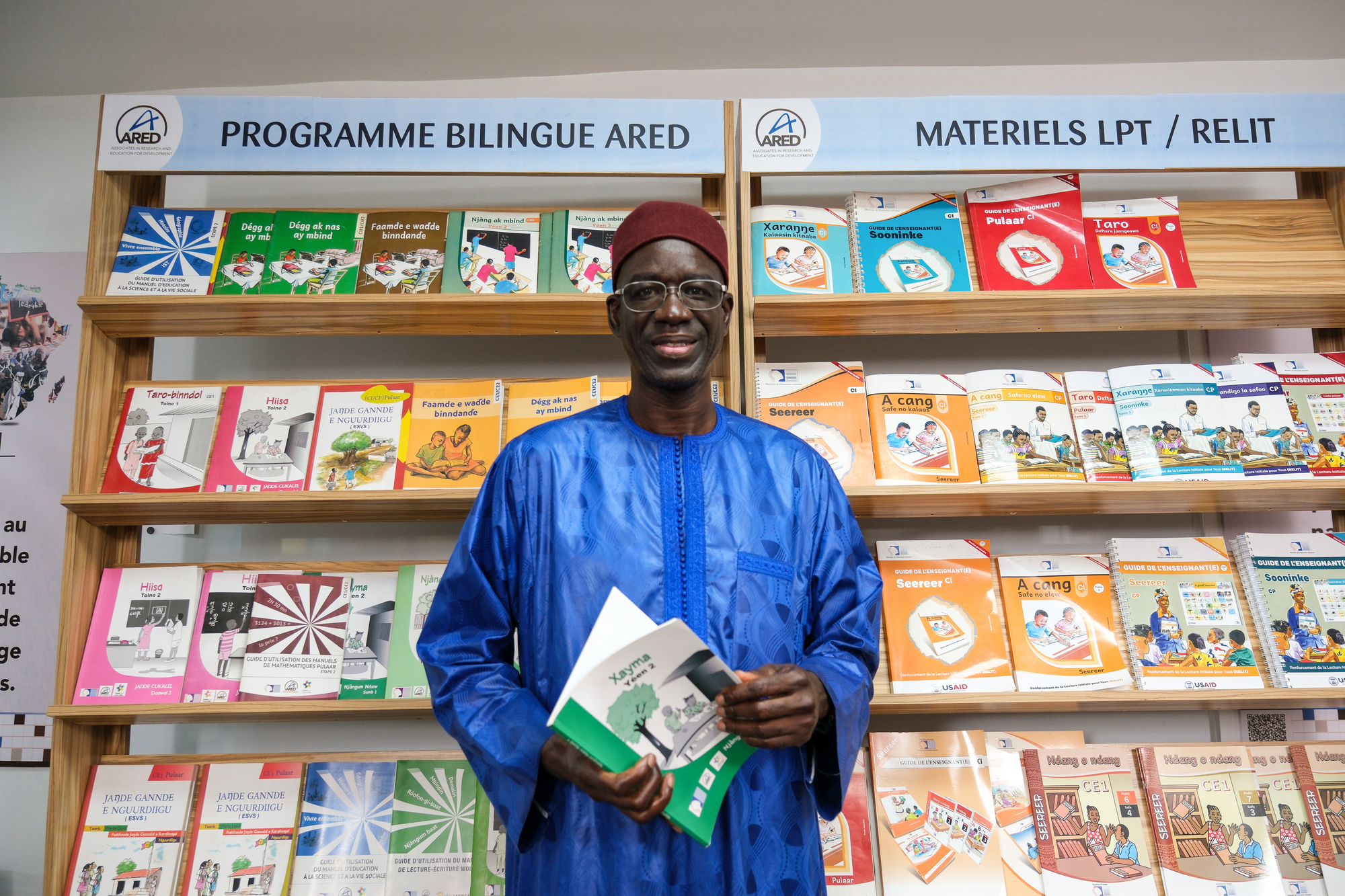 Mamadou Ly, General Director of Associates in Research and Education for Development (ARED), poses for a portrait in Dakar, Senegal.