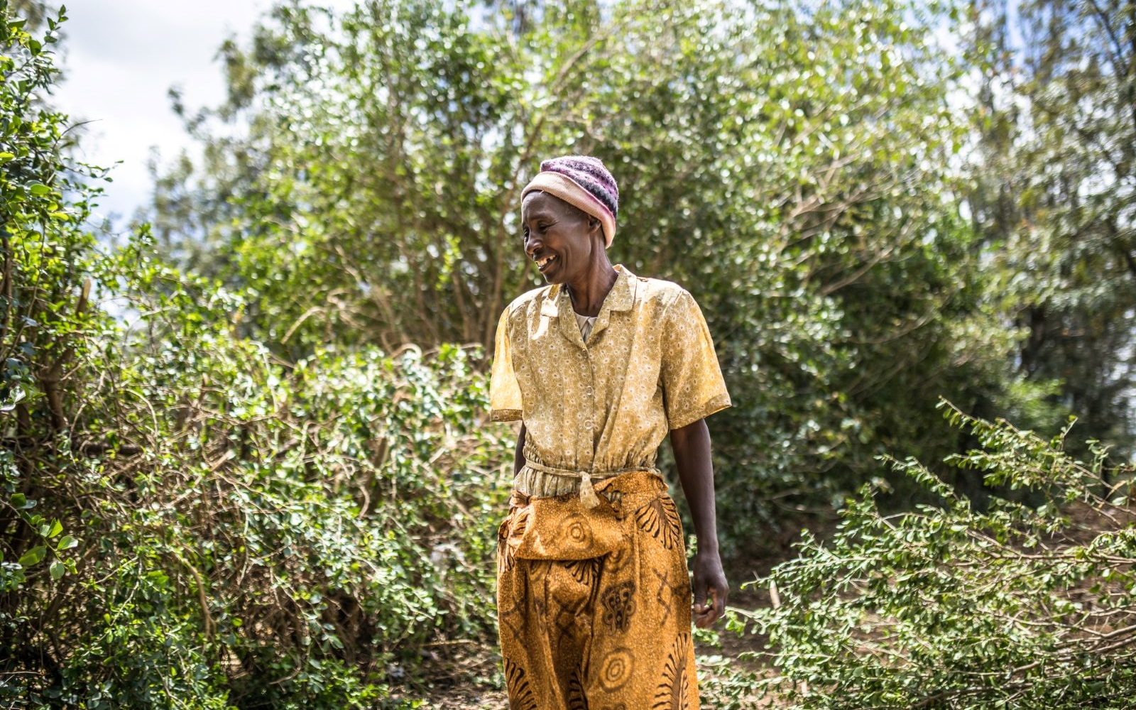 Mary Wairimu, a local farmer and poultry keeper in Naivasha, Kenya