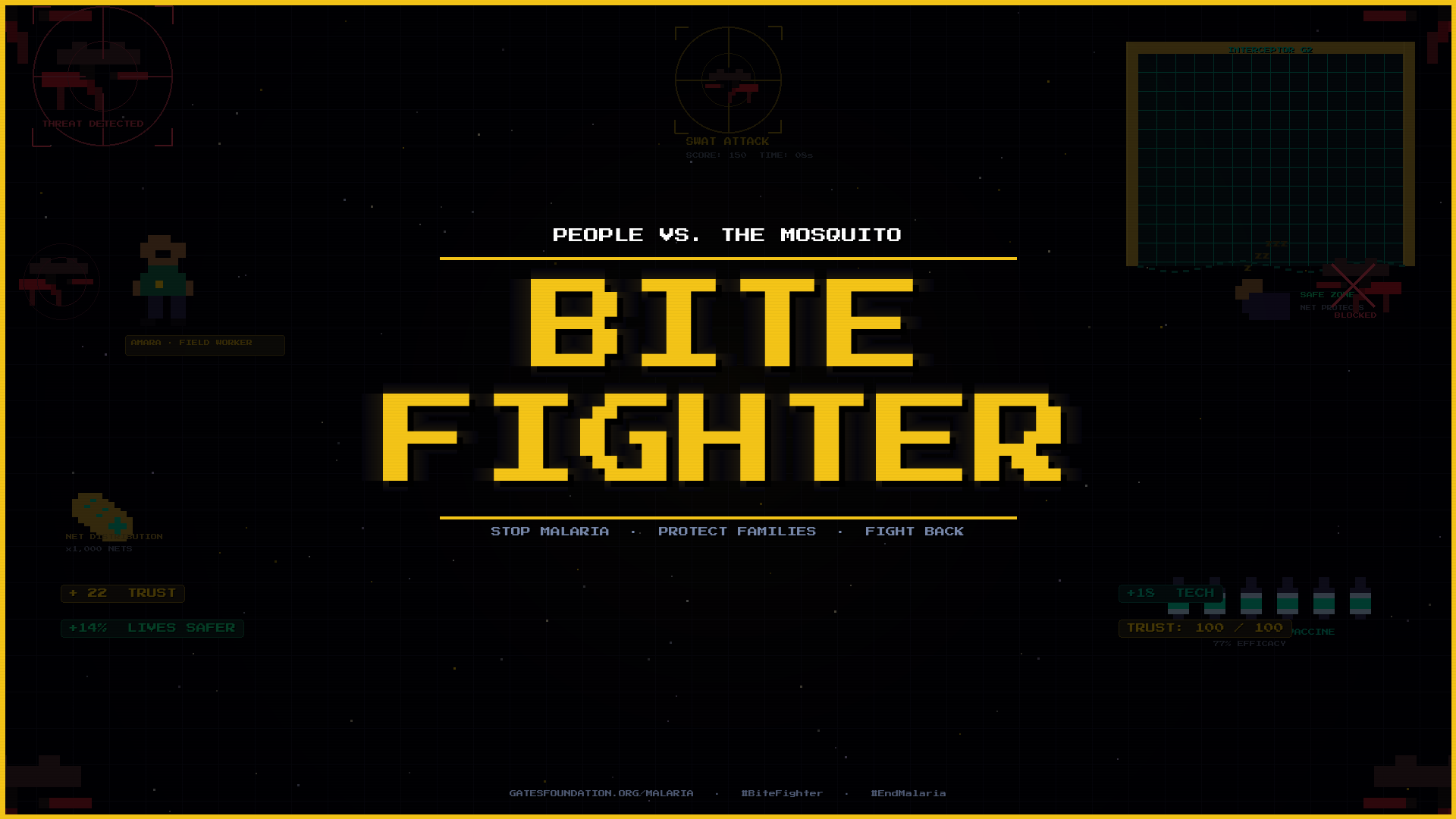 Bite Fighter game screen