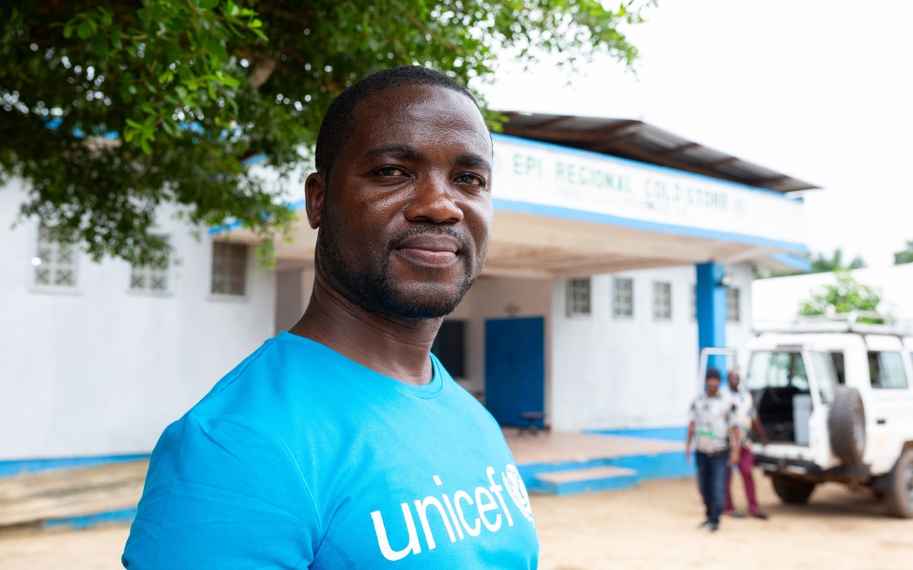 Polio vaccination in Liberia